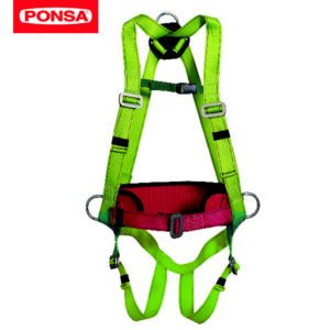 Arnés concebido para todo tipo de trabajos de altura y trabajos en línea diseñado para repartir la fuerza de choque en caso de caída, apto también para trabajos de posicionamiento permitiendo el uso de ambas manos.