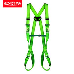 Arnés de concepción básica para trabajos de altura, en la construcción e industria en general.