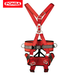 Arnés de asiento multifunción, especialmente indicado para trabajos en suspensión, de mantenimiento, limpieza de cristales, poda, etc.