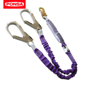 Componente de un sistema anticaídas, diseñado para disipar la energía cinética producida durante una caída de altura, y con una fuerza de frenado que no supere en ningún caso lo 6 kN.