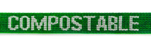 Detalle cinta compostable